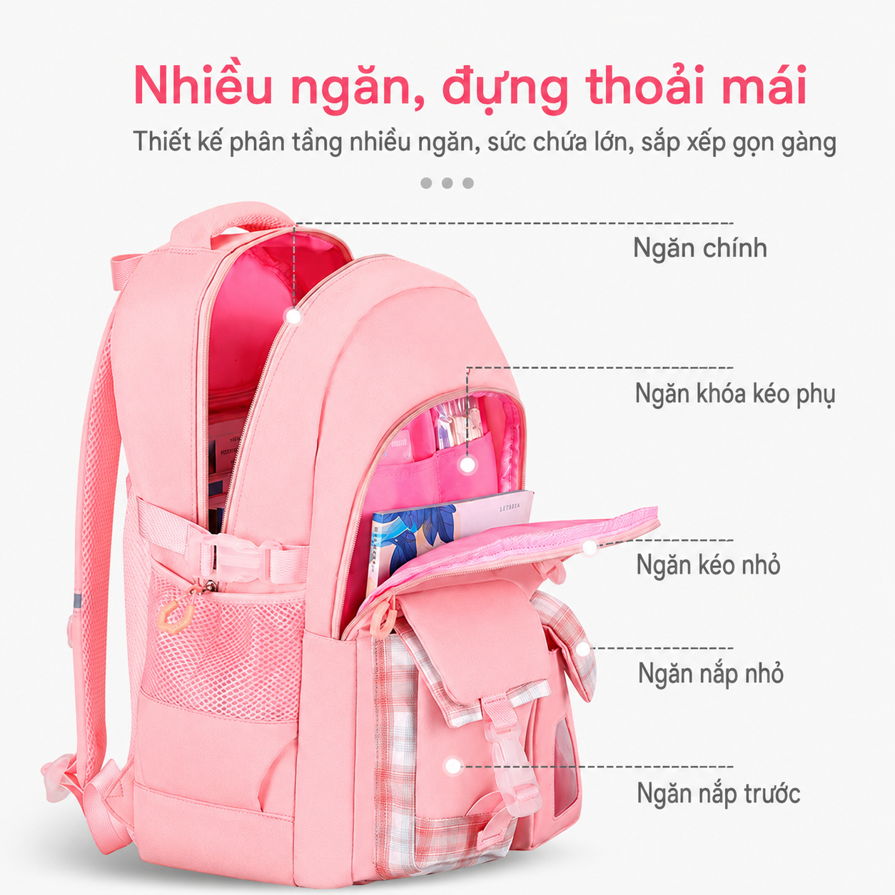 Balo Pastel Campus - Chi tiết 2